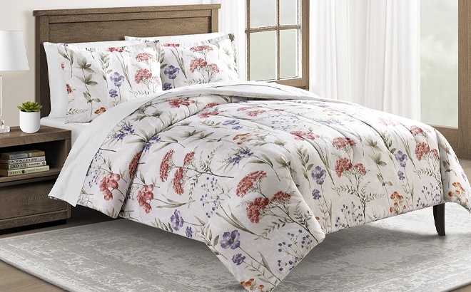 Reversible 3-Piece Comforter Sets $24