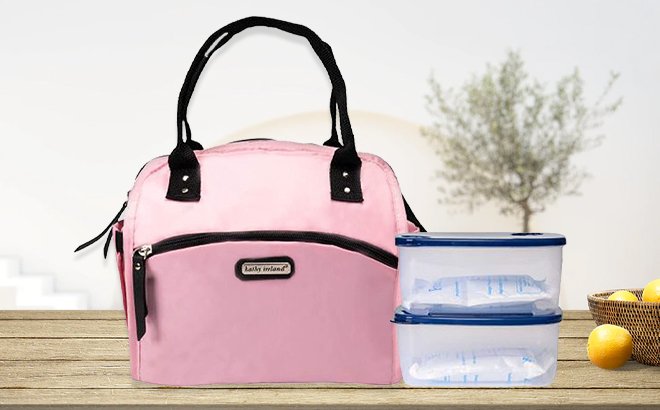 3-Piece Lunch Tote & Containers Sets $19.99!