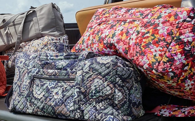 Vera Bradley Travel Duffel Bag $51 Shipped