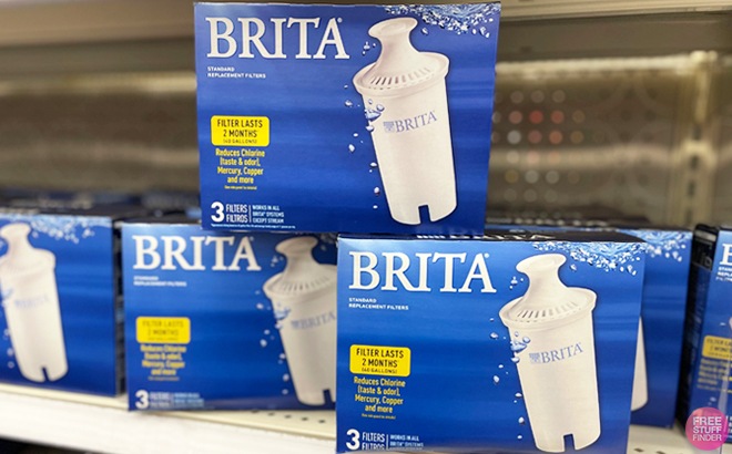 Brita Water Replacement Filter 3-Pack for $15