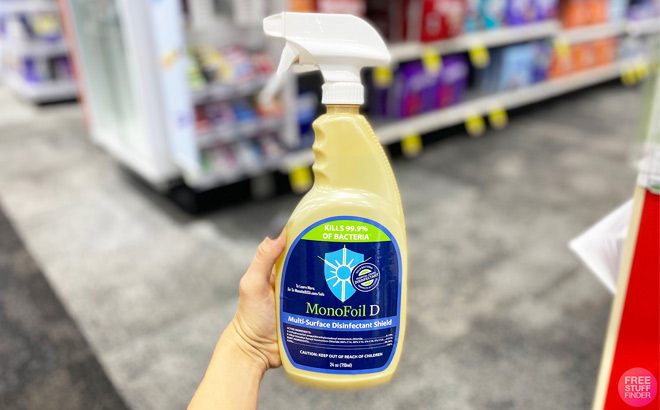 MonoFoil Disinfectant Spray 99¢ at CVS