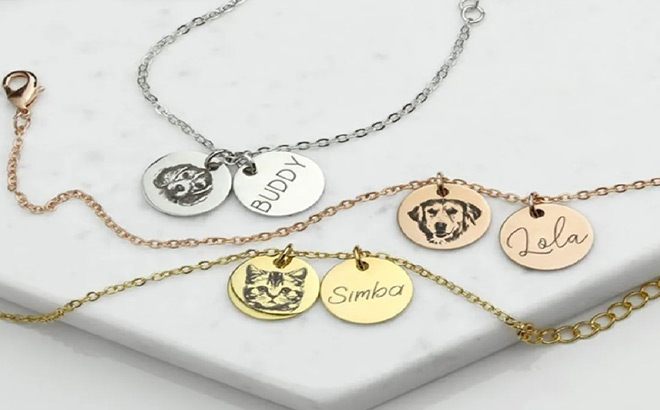 Pet Portrait Bracelet $20.99 Shipped