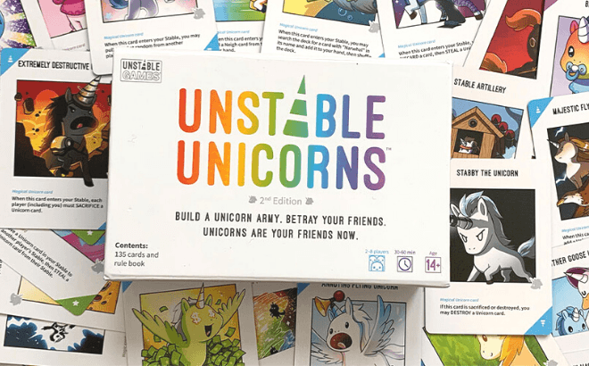 Unstable Unicorns Card Game $10.99 at Amazon