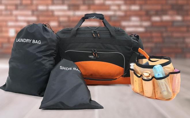 Gym Duffel 4-Piece Set $29 Shipped