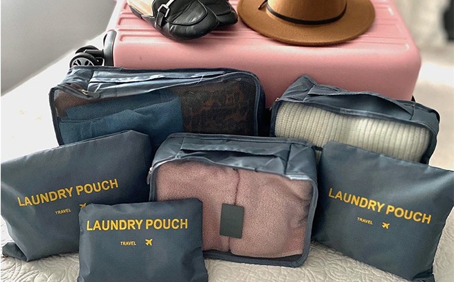 6-Piece Travel Bags $13.99 Shipped