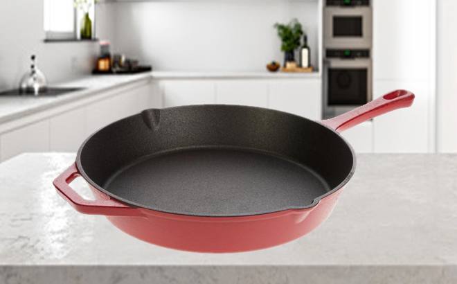 12-Inch Cast Iron Skillet $16