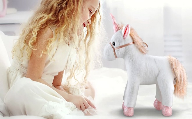 FAO Schwarz Unicorn Plush Toy $23.99 (Reg $40)