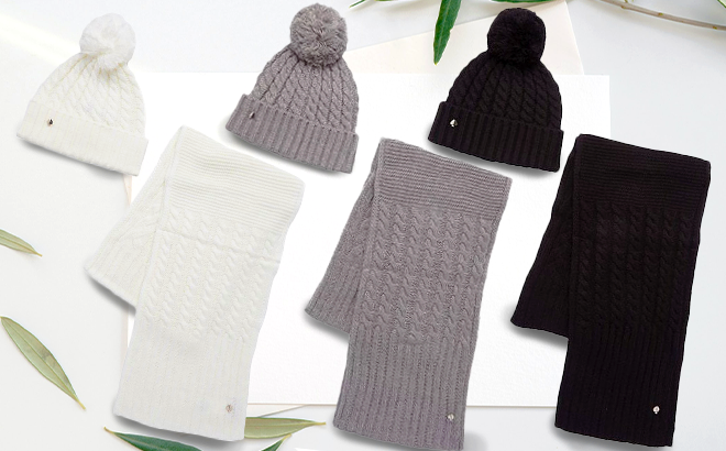 Kate Spade Beanie and Scarf Set $19.99