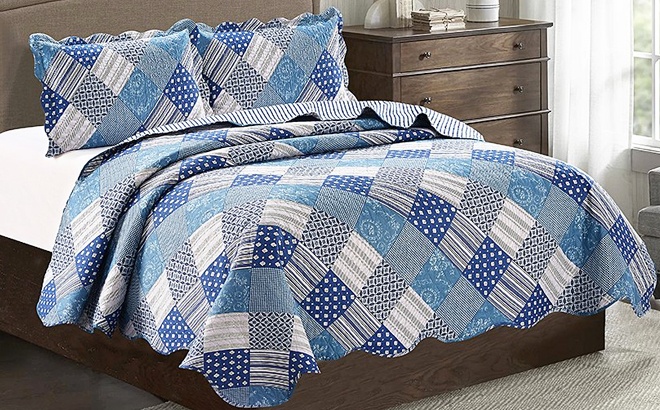 Queen Reversible Quilt Sets $27!