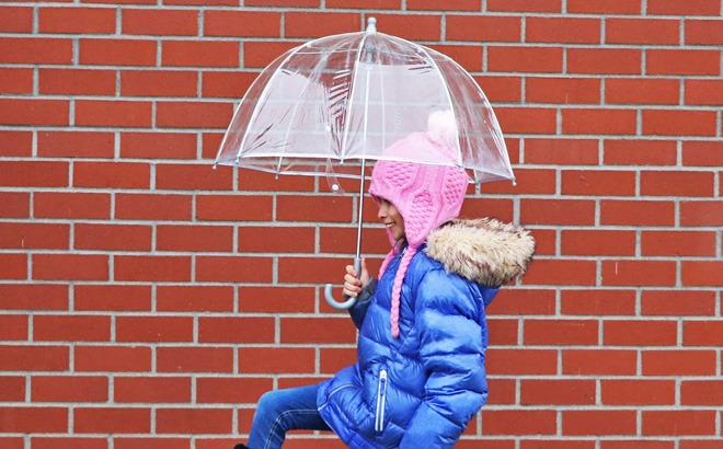 Kid’s Clear Bubble Umbrella $19