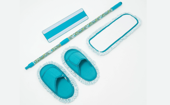 Microfiber Mop & Floor Slippers $19.98