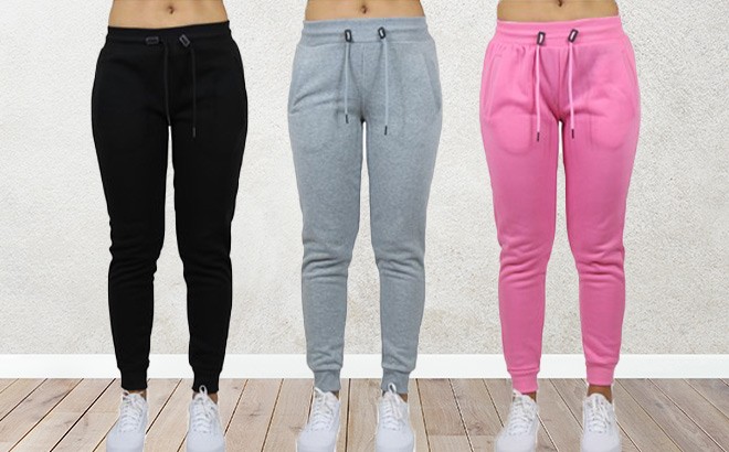 Women’s 3-Pack Joggers $28