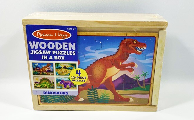 Melissa & Doug Wooden Jigsaw Puzzle $6.97!