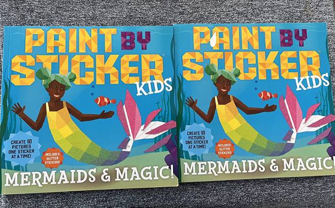 Paint by Sticker Kids: Mermaids & Magic!: Create 10 Pictures One Sticker at a Time! Includes Glitter Stickers [Book]