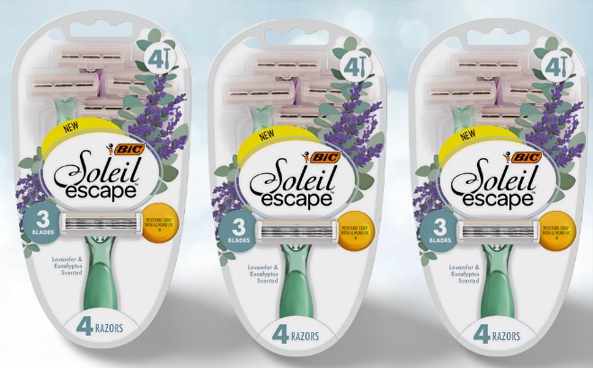 12 FREE BIC Soleil Razors + $1 Moneymaker!