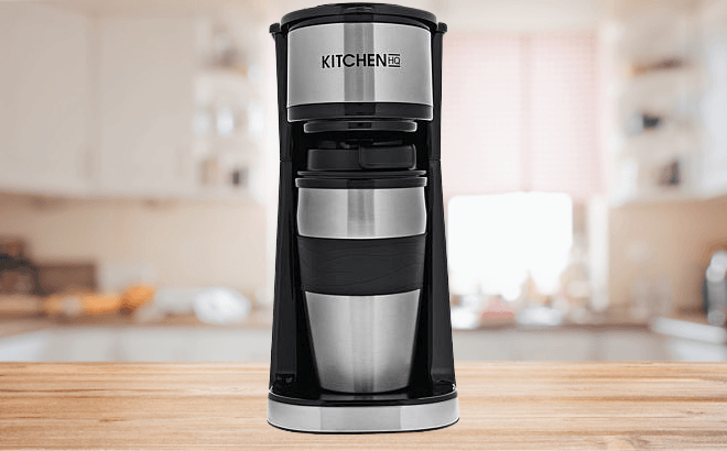 Coffee Maker with Travel Mug $18