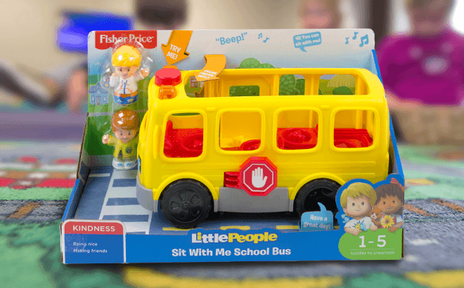 Fisher-Price School Fire Truck Bus Toy $9.97