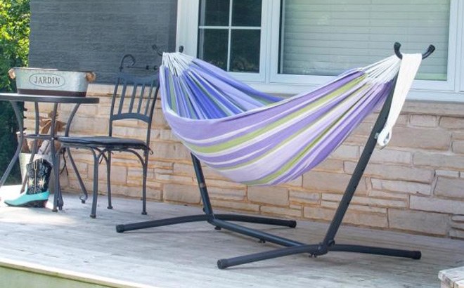 Double Hammock with Stand $77