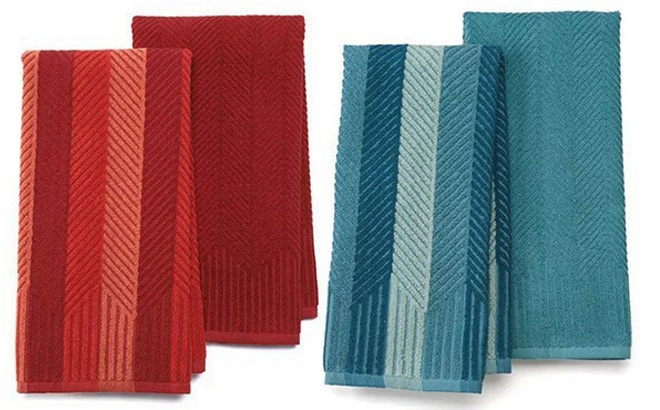 Food Network Kitchen Towels  Food Network Chevron Kitchen Towels