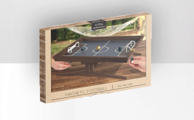 Tabletop Magnetic Foosball 4-Piece Set $11