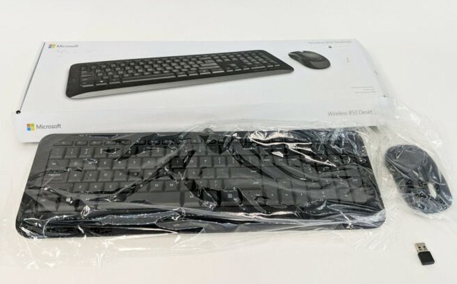 Microsoft Wireless Keyboard & Mouse $24