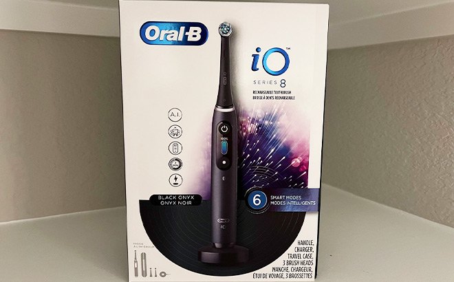 Oral-B iO 8 Electric Toothbrush Just $199!