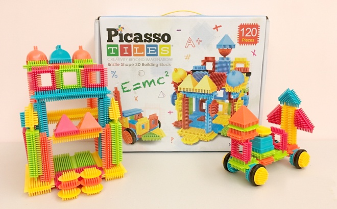 PicassoTiles 120-Piece Set $19!