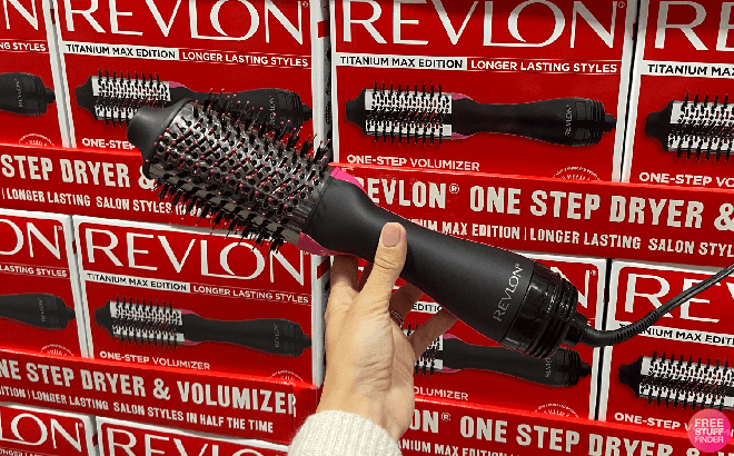 Revlon Hair Dryer & Hot Air Brush $27