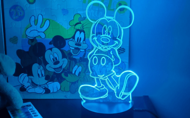 Mickey Mouse 3D LED Light $12