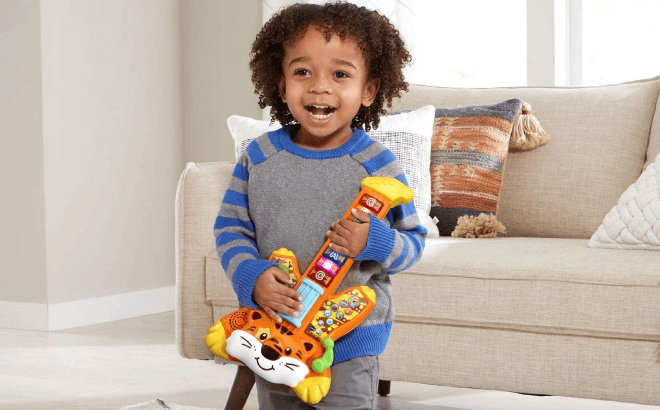 VTech Tiger Toy Guitar $10