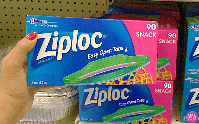 Ziploc Snack Bags 270-Count for $7