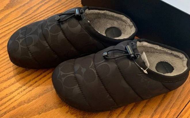 Coach Outlet Slippers $43 Shipped