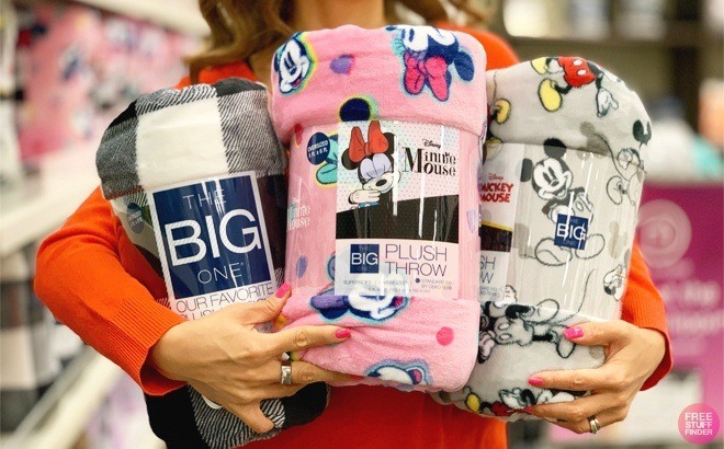 Disney Oversized Plush Throw $16.99!