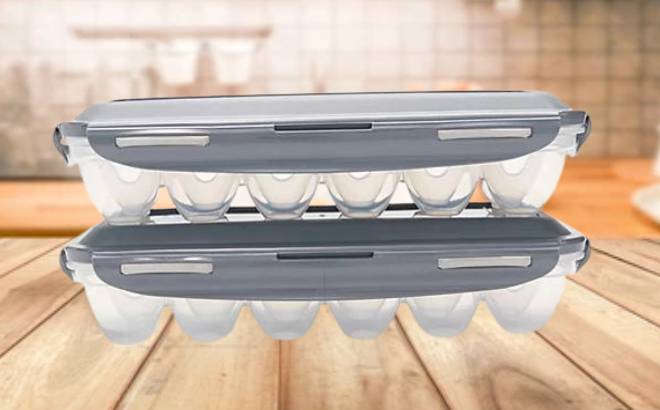 12-Count Egg Holders Set of 2 for $13.96