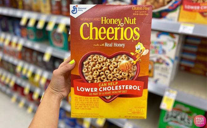 HONEY NUT CHEERIOS MADE WITH REAL HONEY CAN HELP LOWER CHOLESTERROL