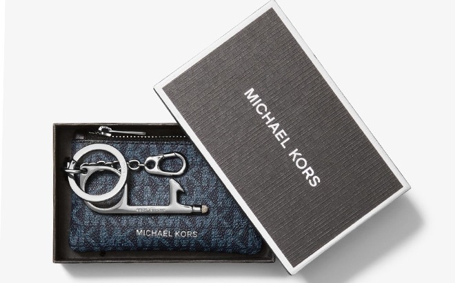 Michael Kors Pouch & Keychain Set $33