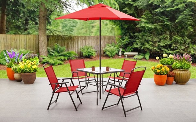 Mainstays 6-Piece Patio Set $127