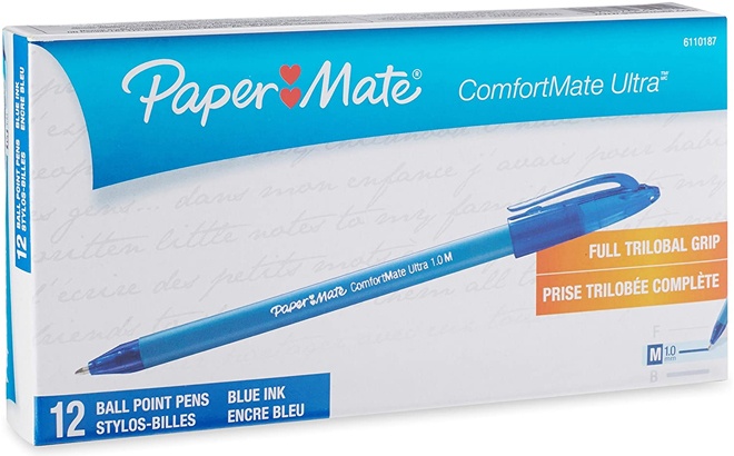 Paper Mate Ball Point Pens 12-Count $6.50