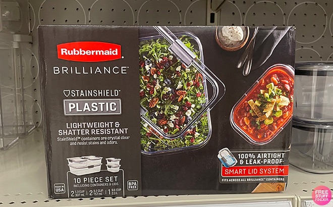 Rubbermaid Brilliance 10-Piece Set $16