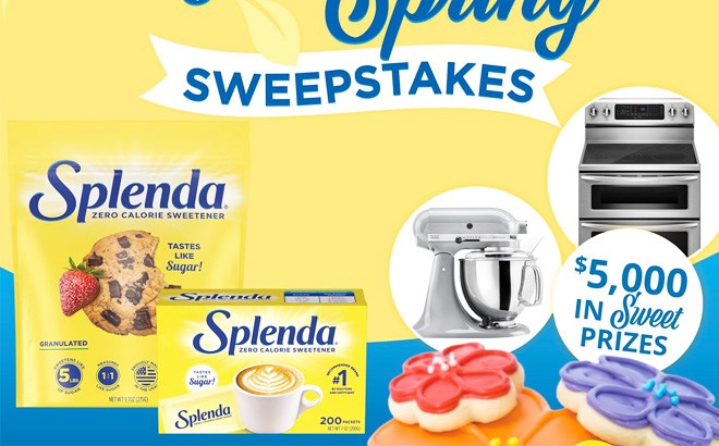 Splenda Sweepstakes – Chance to Win $5,000 Worth of Prizes!