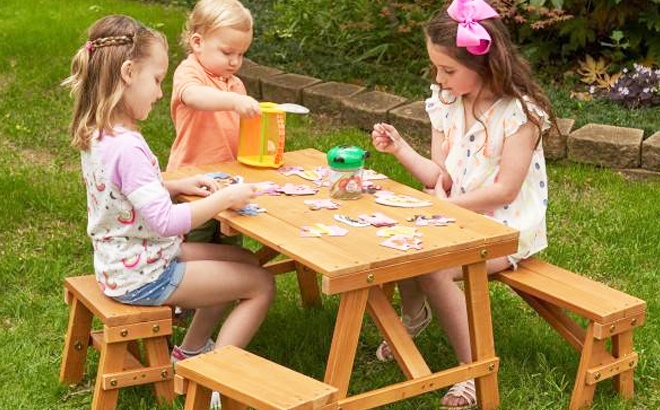 KidKraft Picnic Table Set $74 Shipped