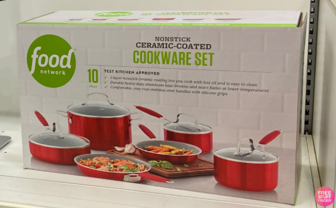 10-Piece Cookware Set $55 + $10 Kohl’s Cash