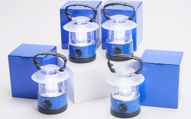 LED Lanterns 4-Pack for $16.98