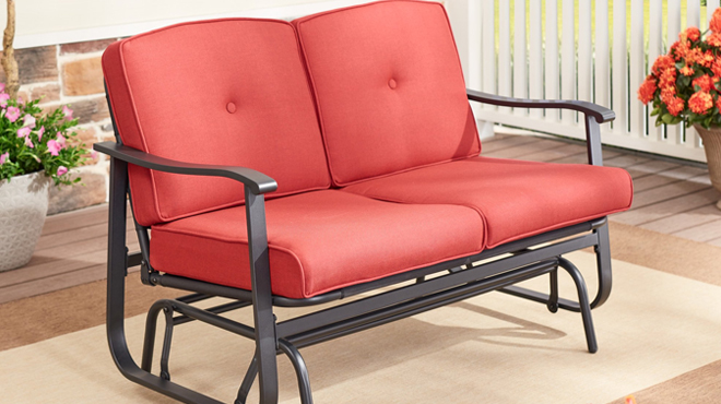 Mainstays Glider Bench $139 Shipped! | Free Stuff Finder