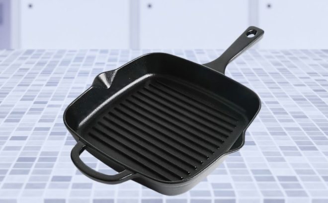 10-Inch Preseasoned Grill Pan $16.80