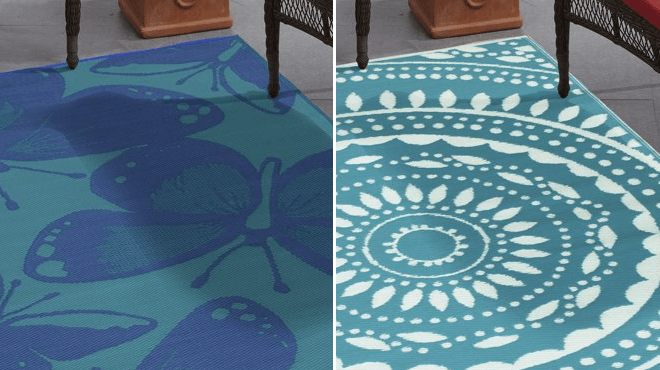 Mainstays Reversible Outdoor Rugs $23 | Free Stuff Finder