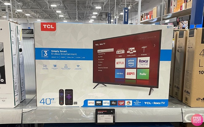 TCL 40-Inch Smart TV $150 Shipped