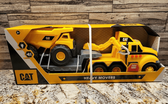 CAT Flatbed Truck Toy Set $11.99 | Free Stuff Finder
