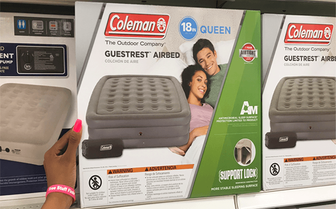 coleman queen mattress size