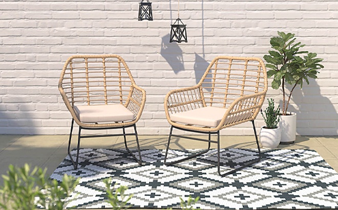 Patio Chair 2-Piece Set $99